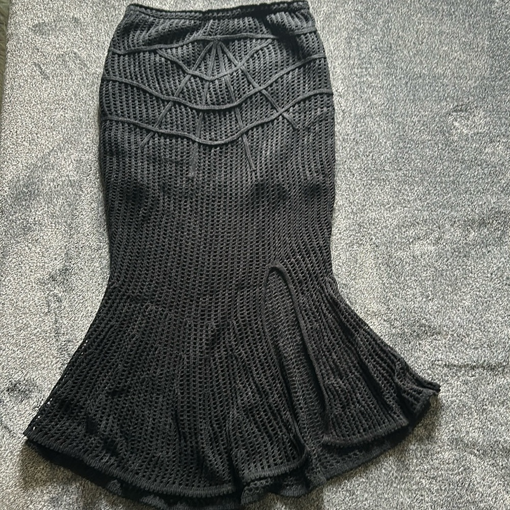 KILLSTAR Widows Prey Knit Skirt
